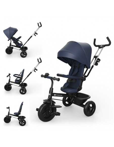 Kinderkraft ASTON 2 PLUS Tricycle-Navy blue kinderkraft