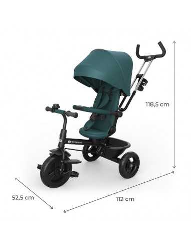 Kinderkraft ASTON 2 PLUS Tricycle-Green Kinderkraft ASTON 2 PLUS Tricycle-Green
