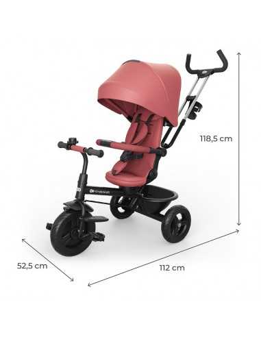 Kinderkraft ASTON 2 PLUS Tricycle-Pink Kinderkraft ASTON 2 PLUS Tricycle-Pink