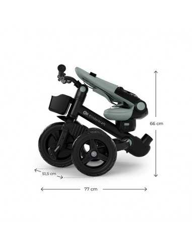 Kinderkraft AVEO 2 PLUS Tricycle-Grey Kinderkraft AVEO 2 PLUS Tricycle-Grey