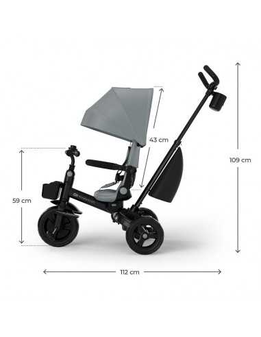 Kinderkraft AVEO 2 PLUS Tricycle-Grey Kinderkraft AVEO 2 PLUS Tricycle-Grey