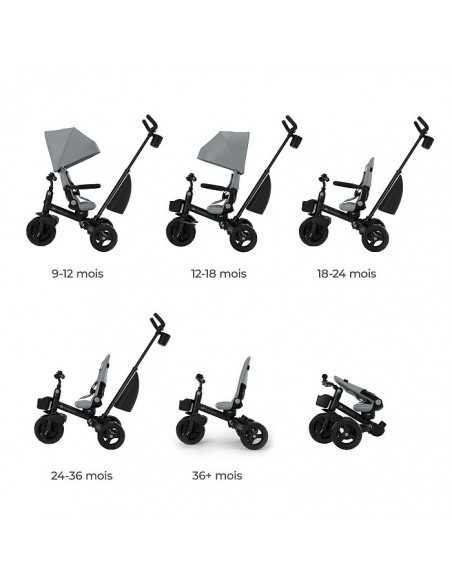 Kinderkraft AVEO 2 PLUS Tricycle-Grey kinderkraft
