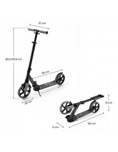 Kinderkraft FREELY Scooter-Black Kinderkraft FREELY Scooter-Black