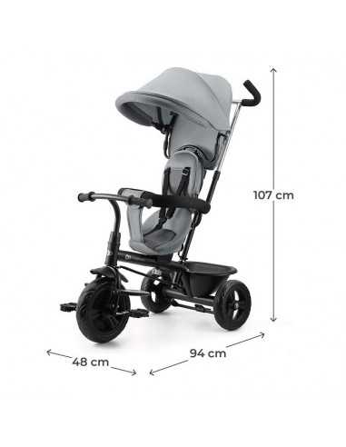 Kinderkraft FREEWAY 2 Tricycle-Grey Kinderkraft FREEWAY 2 Tricycle-Grey