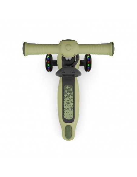 Kinderkraft HALLEY 2 Lean-to-steer scooter with seat 2in1-Green kinderkraft