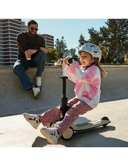 Kinderkraft HALLEY 2 Lean-to-steer scooter with seat 2in1-Green kinderkraft