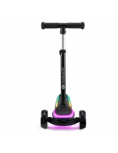 Kinderkraft RAKET Three wheeled LED scooter-Black kinderkraft