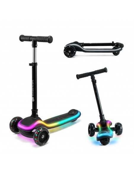 Kinderkraft RAKET Three wheeled LED scooter-Black kinderkraft