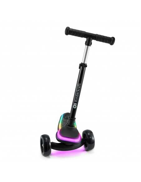Kinderkraft RAKET Three wheeled LED scooter-Black kinderkraft
