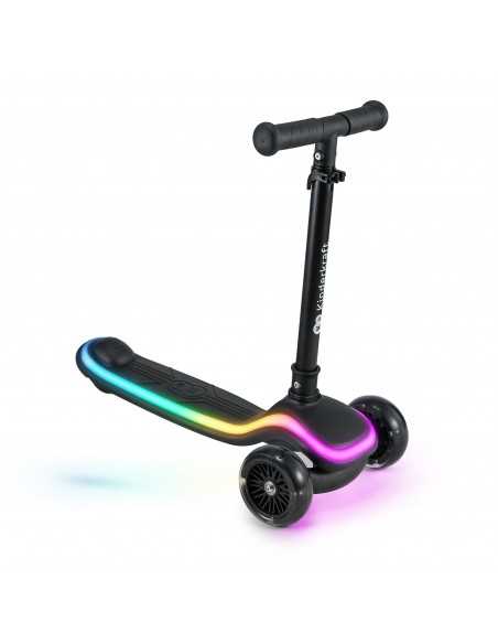 Kinderkraft RAKET Three wheeled LED scooter-Black kinderkraft