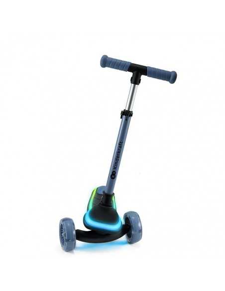 Kinderkraft RAKET Three wheeled LED scooter-Blue kinderkraft