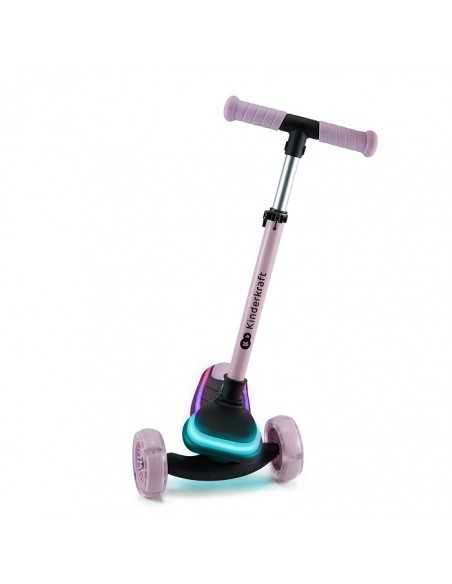 Kinderkraft RAKET Three wheeled LED scooter-Pink kinderkraft