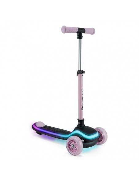 Kinderkraft RAKET Three wheeled LED scooter-Pink kinderkraft