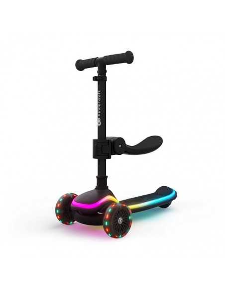 Kinderkraft Three wheeled LED scooter-Black kinderkraft