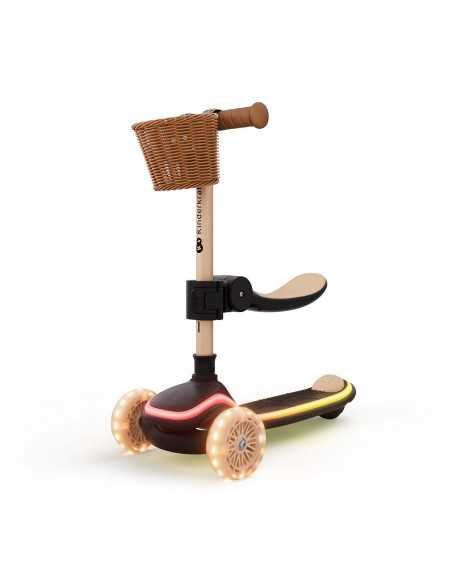 Kinderkraft Three wheeled LED scooter-Beige kinderkraft