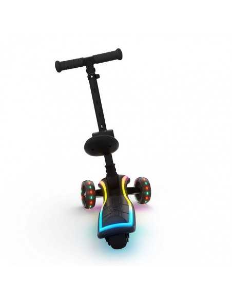 Kinderkraft Three wheeled LED scooter-Black kinderkraft