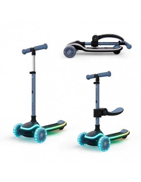 Kinderkraft Three wheeled LED scooter-Blue kinderkraft