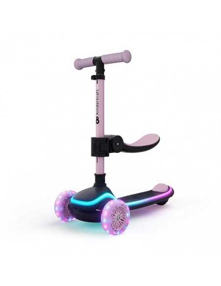 Kinderkraft Three wheeled LED scooter-Pink kinderkraft