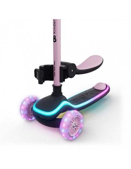 Kinderkraft Three wheeled LED scooter-Pink kinderkraft