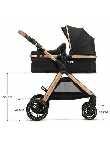 Kinderkraft ESME PRO Multifunctional 3 in 1 pushchair-Black kinderkraft