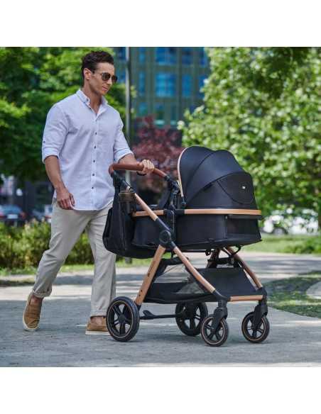 Kinderkraft ESME PRO Multifunctional 3 in 1 pushchair-Grey kinderkraft