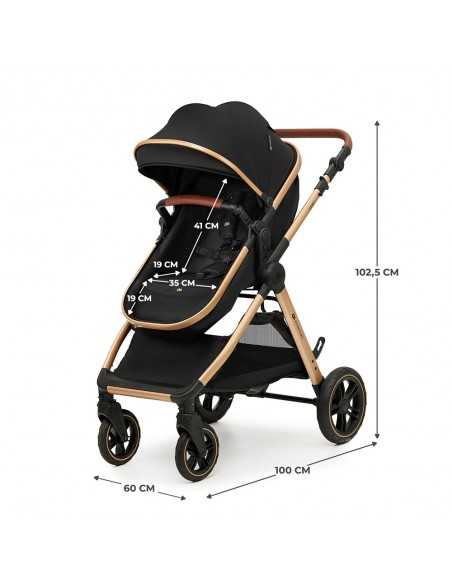 Kinderkraft ESME PRO Multifunctional 3 in 1 pushchair-Black kinderkraft