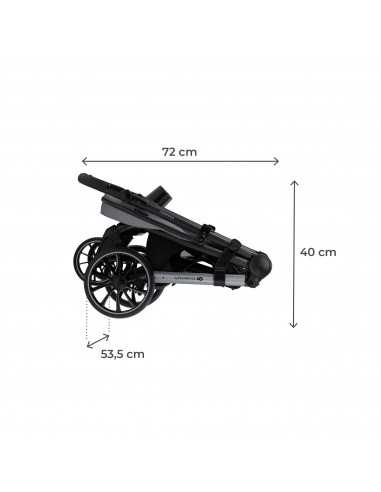 Kinderkraft GRANDE 2 Stroller-Grey Kinderkraft GRANDE 2 Stroller-Grey