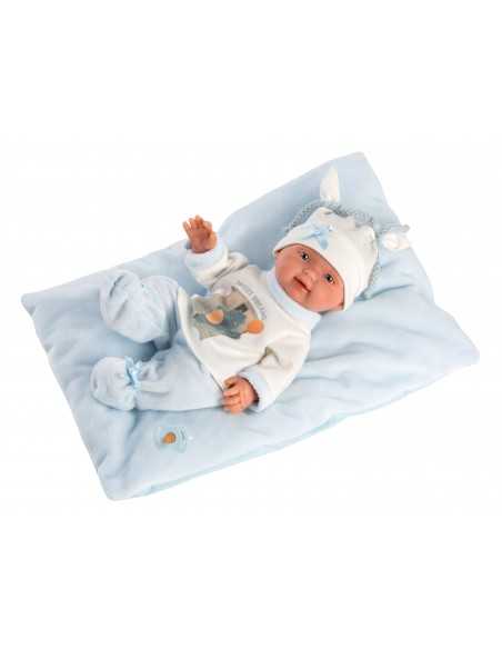 Llorens Dolls 26cm - Sweet Dreams Baby with Cushion - Blue (26311) Llorens Dolls