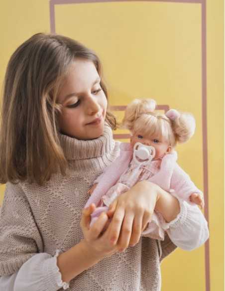 Llorens Doll Crying Doll 33cm Roberta -Pink (33168) Llorens Dolls