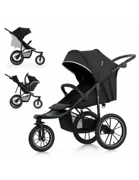 Kinderkraft HELSI 2 All-terrain pushchair-Black kinderkraft