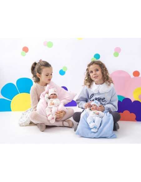 Llorens Doll 35cm – Baby Doll with Cushion - Blue (63507) Llorens Dolls