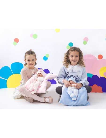 Llorens Doll 35cm – Baby Doll with Cushion - Blue (63507) Llorens Dolls