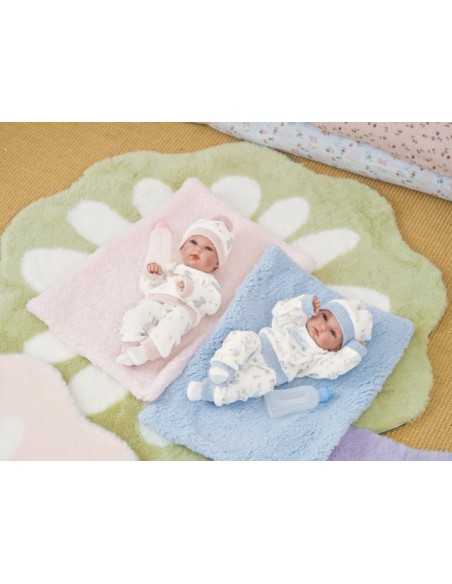 Llorens Dolls 35cm – Newborn Baby Doll with Cushion - Blue (63509) Llorens Dolls