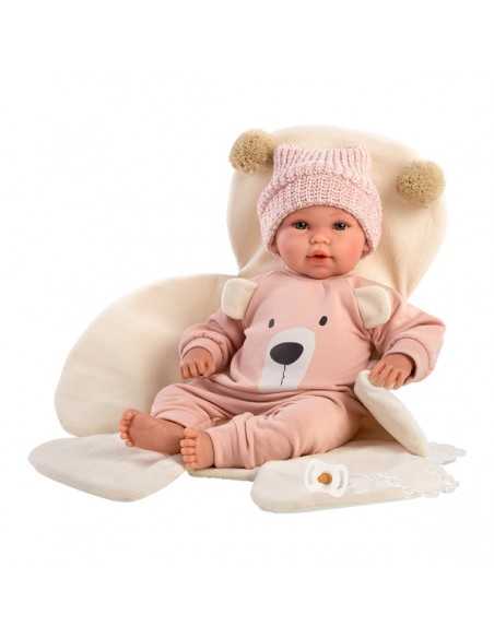 Llorens Doll Crying Baby Osita Doll 36cm- Pink (63644) Llorens Dolls