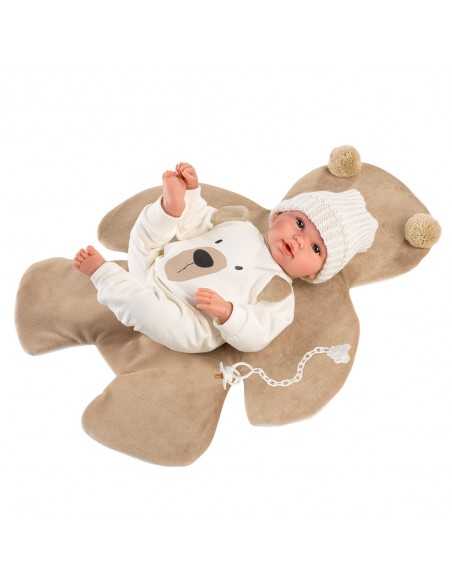 Llorens Doll Crying Baby Osito Doll 36cm- White (63645) Llorens Dolls