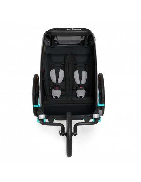 Kinderkraft NAVA 3in1 Bike Trailer for Kids-Blue kinderkraft
