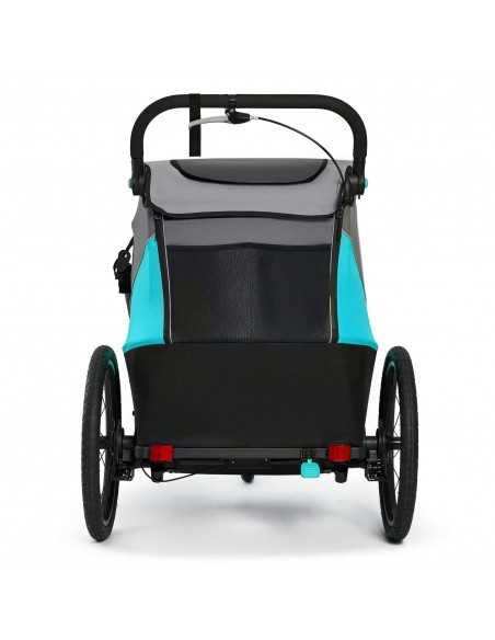 Kinderkraft NAVA 3in1 Bike Trailer for Kids-Blue kinderkraft