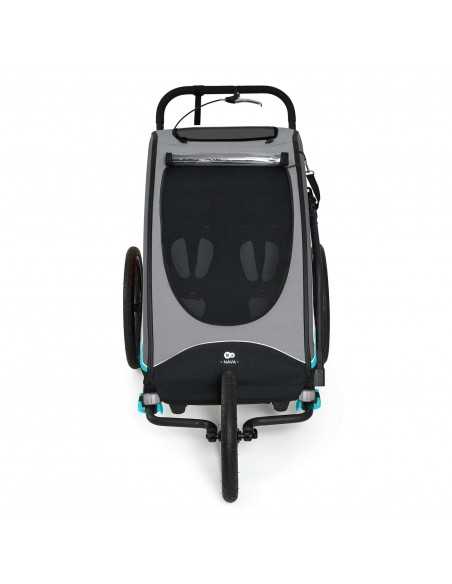 Kinderkraft NAVA 3in1 Bike Trailer for Kids-Blue kinderkraft