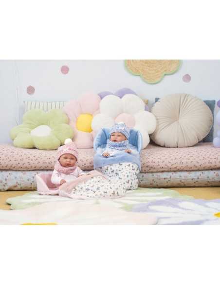 Llorens Doll 40cm – Newborn Nica with Sleeping Bag - Pink (73826) Llorens Dolls
