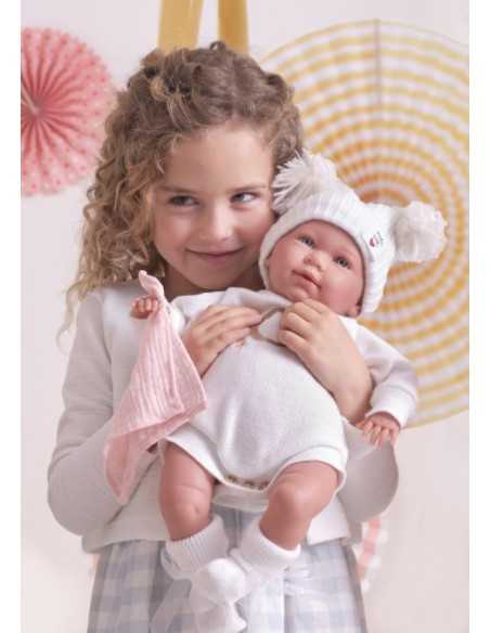 Llorens Doll Crying Doll Mimi 42cm - Pink (74034) Llorens Dolls