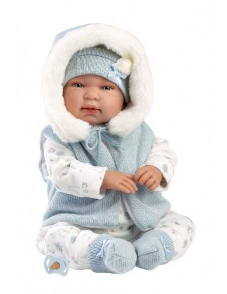 Llorens Dolls Crying Doll Tino 42cm - Blue (84485) Llorens Dolls