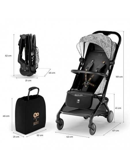 Kinderkraft Buggy PILOT 2 Cabin Size-Lunar Black kinderkraft
