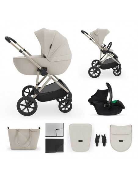 Kinderkraft PRIME 3 Multifunctional stroller 3in1-Beige kinderkraft