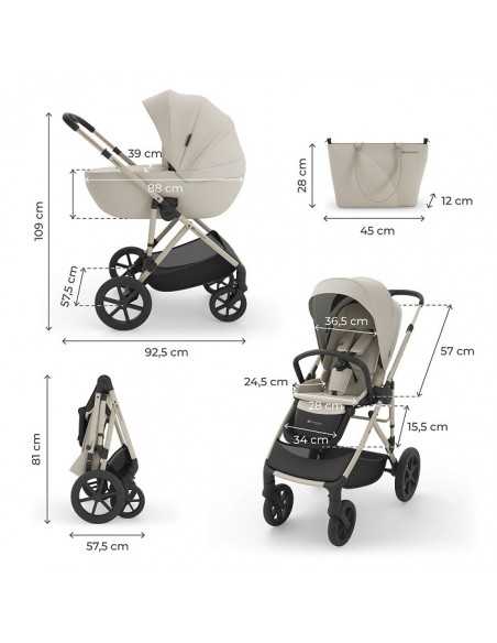 Kinderkraft PRIME 3 Multifunctional stroller 3in1-Beige kinderkraft