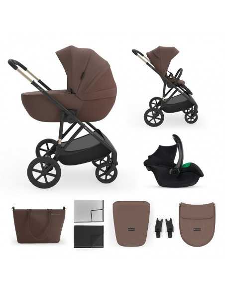 Kinderkraft PRIME 3 Multifunctional stroller 3in1-Brown kinderkraft