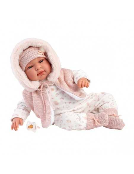 Llorens Dolls Crying Doll Tina 42cm- Pink (84486) Llorens Dolls