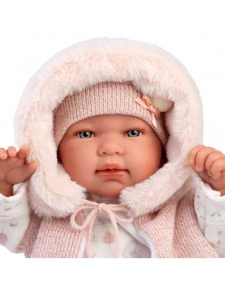 Llorens Dolls Crying Doll Tina 42cm- Pink (84486) Llorens Dolls