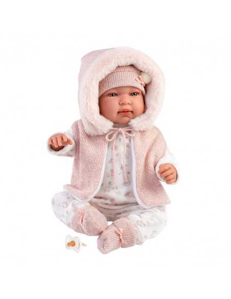 Llorens Dolls Crying Doll Tina 42cm- Pink (84486) Llorens Dolls