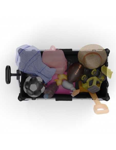 Kinderkraft ROLLSTER Foldable touring wagon-Black kinderkraft