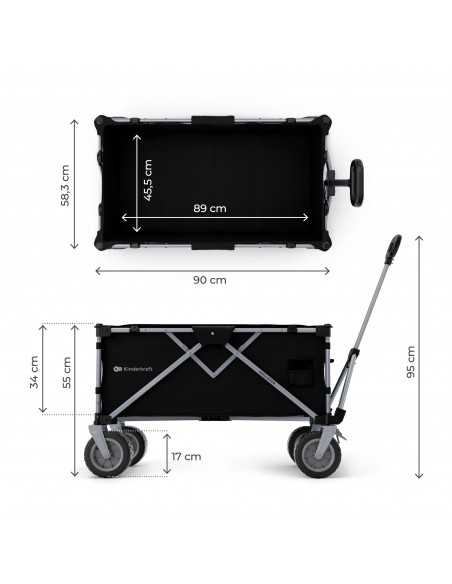 Kinderkraft ROLLSTER Foldable touring wagon-Black kinderkraft